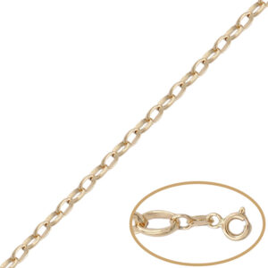 Pulsera oro 18kl rolot alargado - 5mm