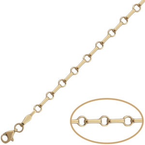 Pulsera oro 18kl circulos