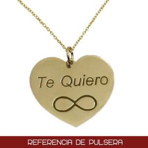 Pulsera oro 18kl corazon