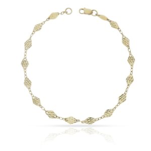 Pulsera oro 18kl tallada - 4.50mm