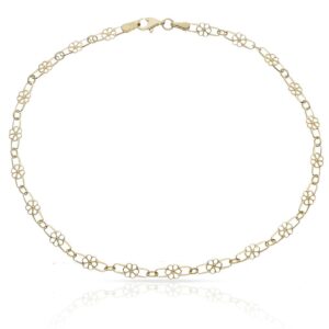 Pulsera oro 18kl tobillera