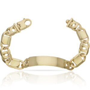 Pulsera oro 18kl fundida placa