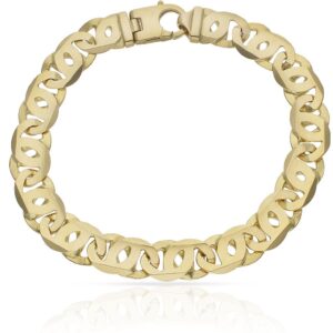Pulsera oro 18kl fundida - 11mm