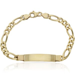 Pulsera oro 18kl 3x1 placa