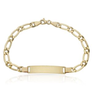 Pulsera oro 18kl - 1x1 placa