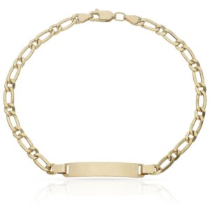 Pulsera oro 18kl - 1x1 placa