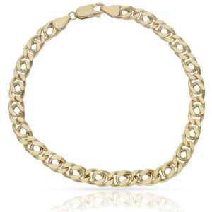 Pulsera oro 18kl hueca
