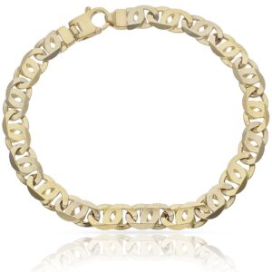 Pulsera oro 18kl bicolor fundida