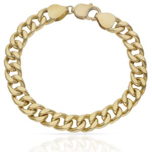Pulsera oro 18kl hueca barbada