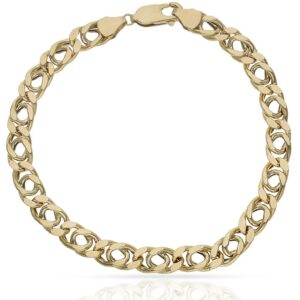 Pulsera oro 18kl hueca