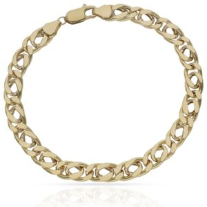 Pulsera oro 18kl hueca