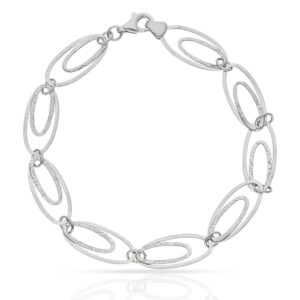 Pulsera oro blanco 18kl