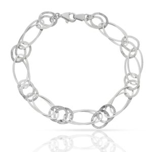 Pulsera oro blanco 18kl