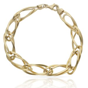 Pulsera oro 18kl hueca