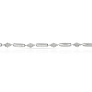 Pulsera oro blanco 18kl