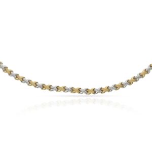 Pulsera oro 18kl bicolor