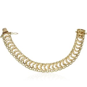 Pulsera oro 18kl princesa - 14mm
