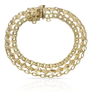 Pulsera oro 18kl princesa - 11mm