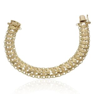 Pulsera oro 18kl princesa - 11mm