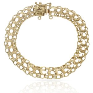 Pulsera oro 18kl princesa - 10mm