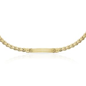 Pulsera oro 18kl placa