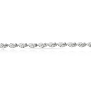 Pulsera oro blanco 18kl