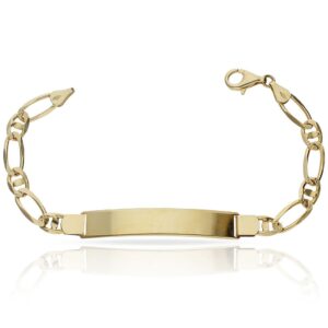 Pulsera oro 18kl fundida placa