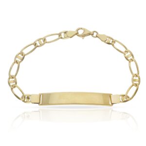 Pulsera oro 19kl fundida placa