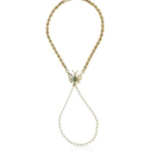 Pulsera oro 18kl dedo mariposa