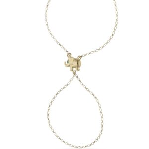 Pulsera oro 18kl dedo elefante