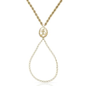 Pulsera oro 18kl dedo letra