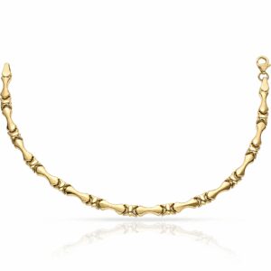 Pulsera oro 18kl troquelada