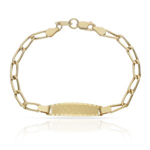 Pulsera oro 18kl bebe figaro