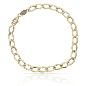Pulsera oro 18kl hueca