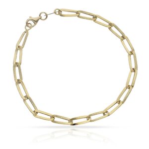 Pulsera oro 18kl hueca