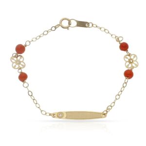 Pulsera oro 18kl circulo circonita