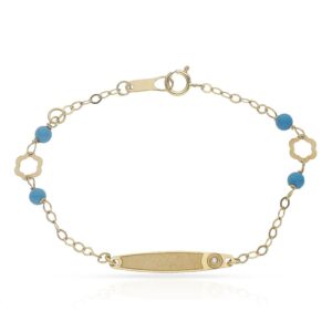 Pulsera oro 18kl circulo circonita