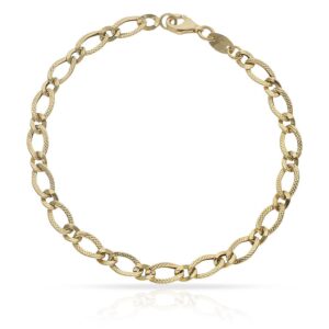 Pulsera oro 18kl hueca