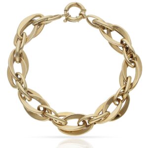 Pulsera oro 18kl troquelada