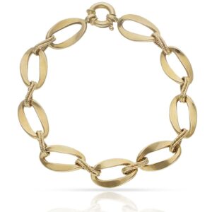 Pulsera oro 18kl troqueladas
