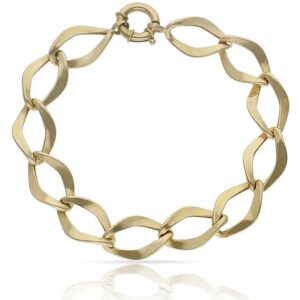 Pulsera oro 18kl troquelada