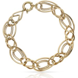 Pulsera oro 18kl troquelada