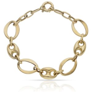 Pulsera oro 18kl troquelada
