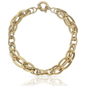Pulsera oro 18kl troquelada