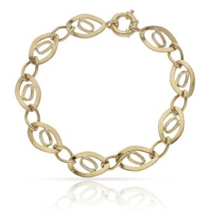 Pulsera oro 18kl troqueladas