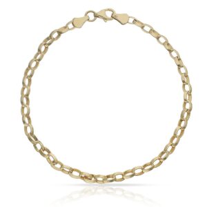 Pulsera oro 18kl tallada