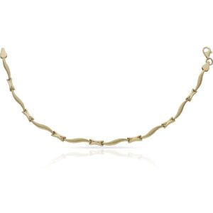 Pulsera oro 18kl troquelada
