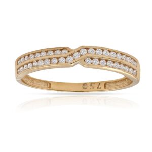 Sortija oro 18kl circonitas