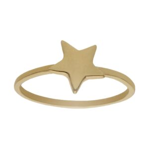 Sortija oro 18kl estrella