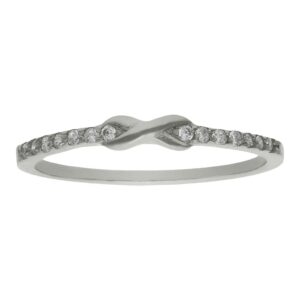 Sortija oro blanco 18kl circonitas